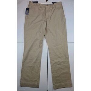 Polo Ralph Lauren Classic Fit 34x32 Luxury Tan Khaki Men's Chino Pants Twill NWT